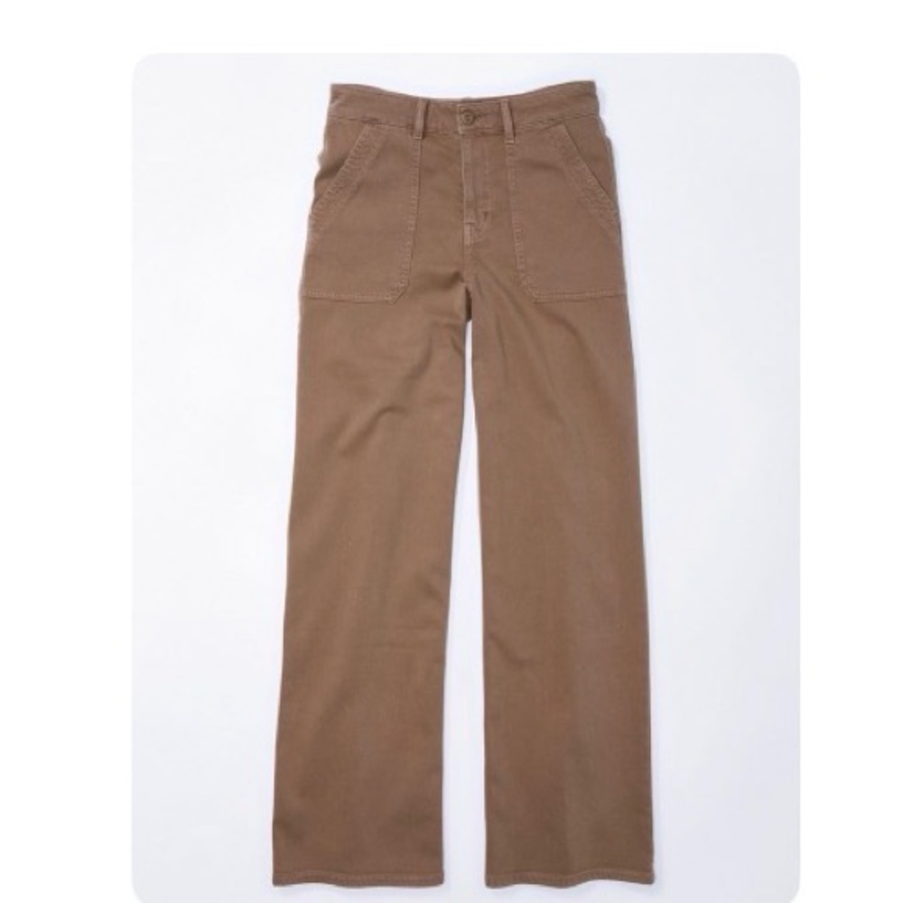 AE Dreamy Drape Stretch Super
High-Waisted Baggy Wide-Leg Pant
